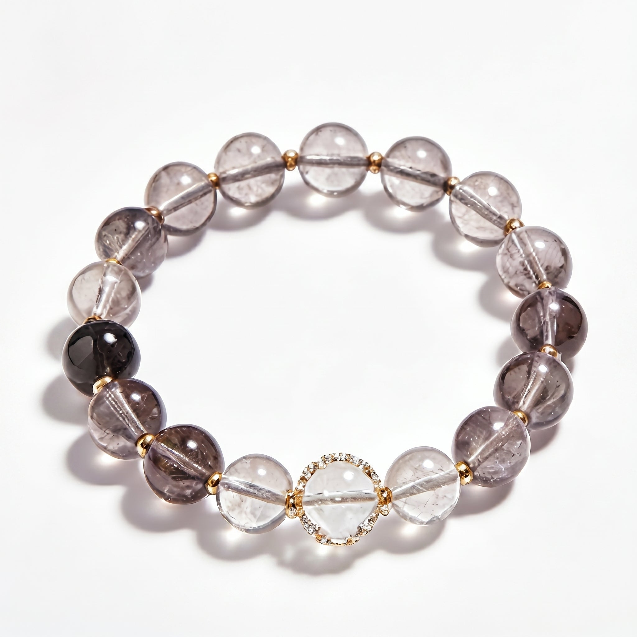 Refined Smoky Quartz Bracelet