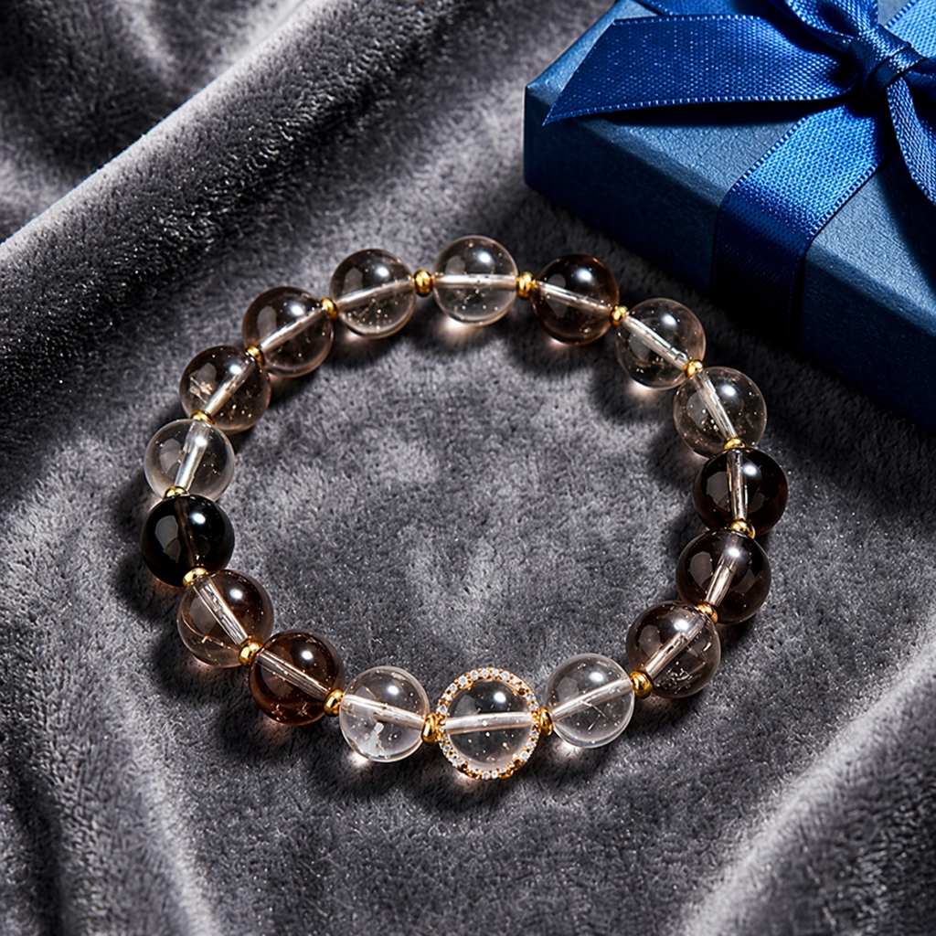 Refined Smoky Quartz Bracelet