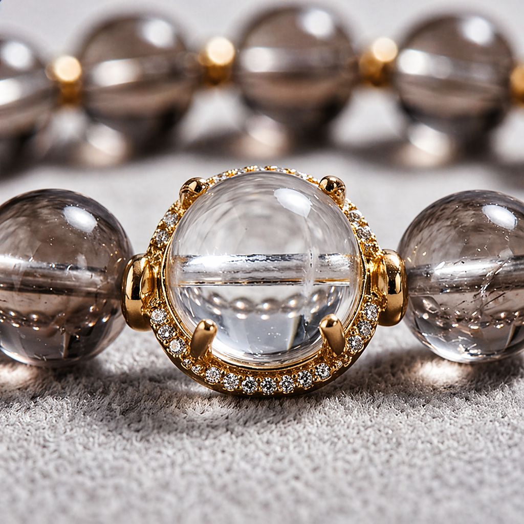 Refined Smoky Quartz Bracelet