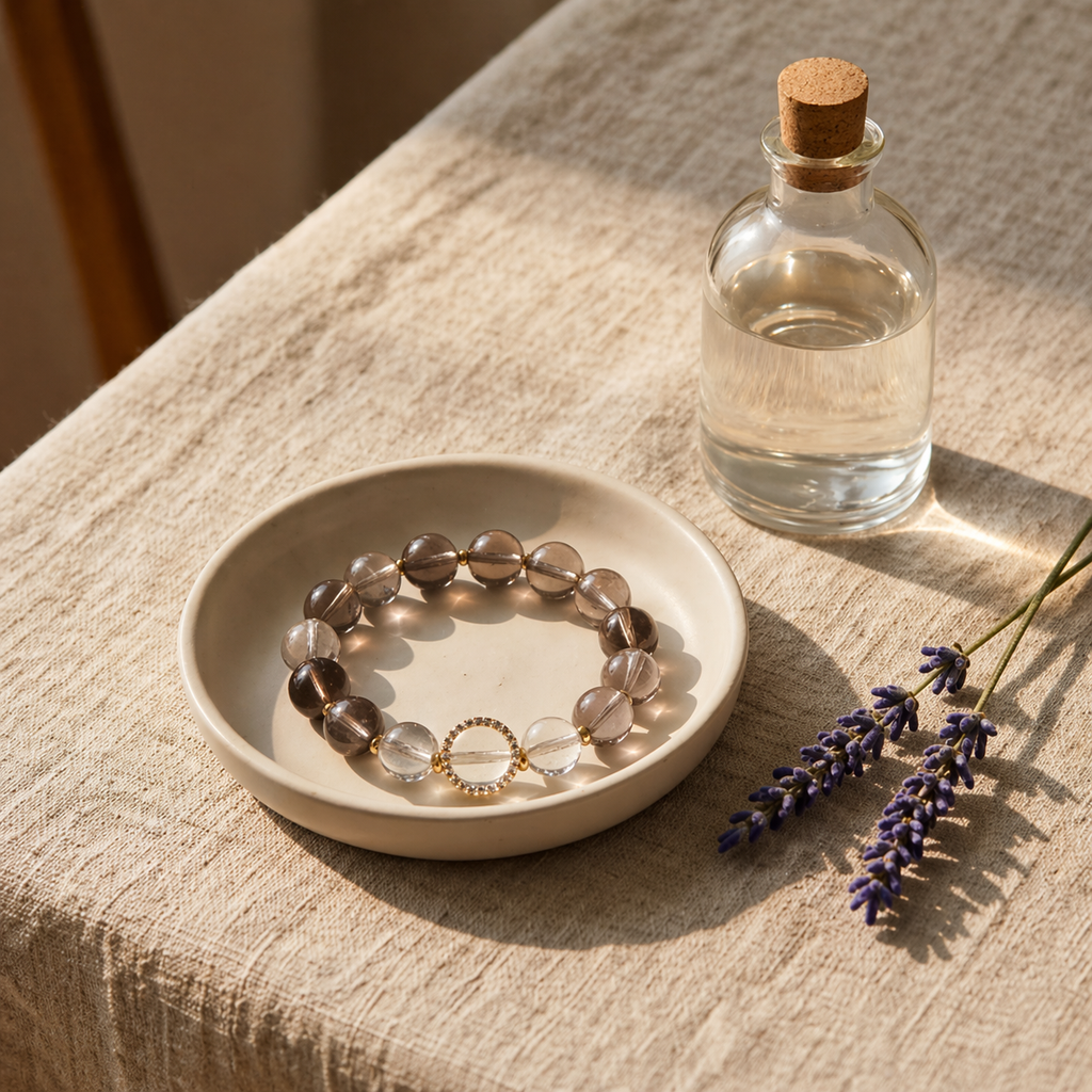 Refined Smoky Quartz Bracelet
