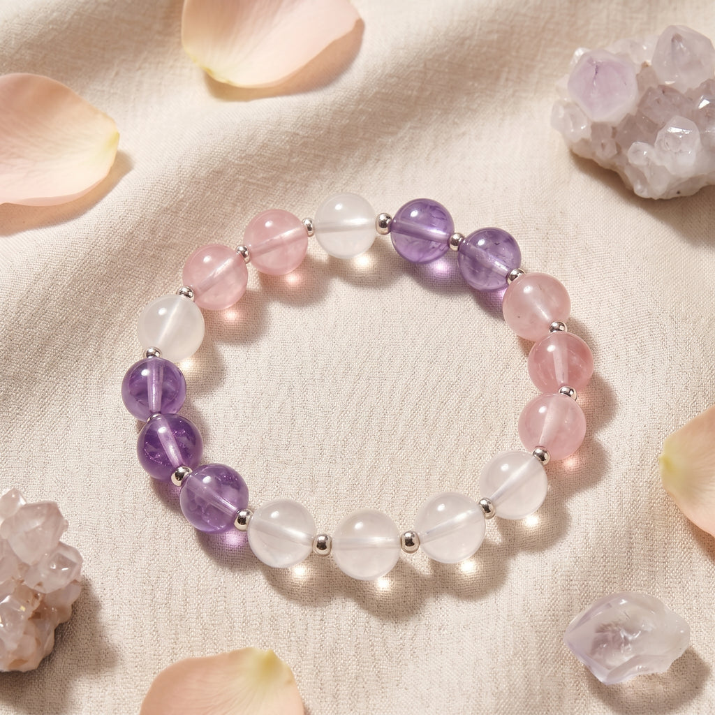 Chakra Balance Mixed Crystal Bracelet