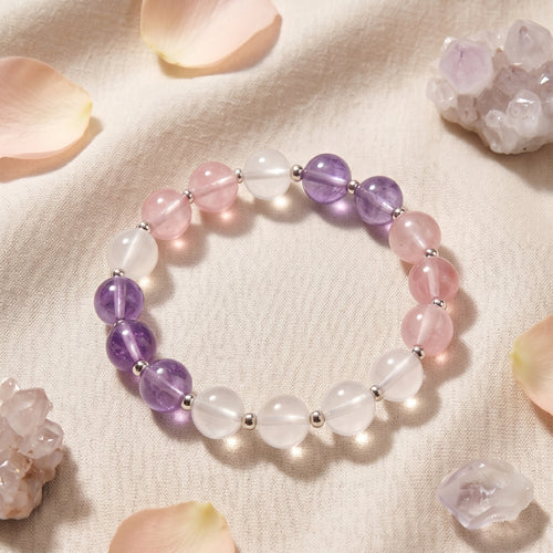 Chakra Balance Mixed Crystal Bracelet