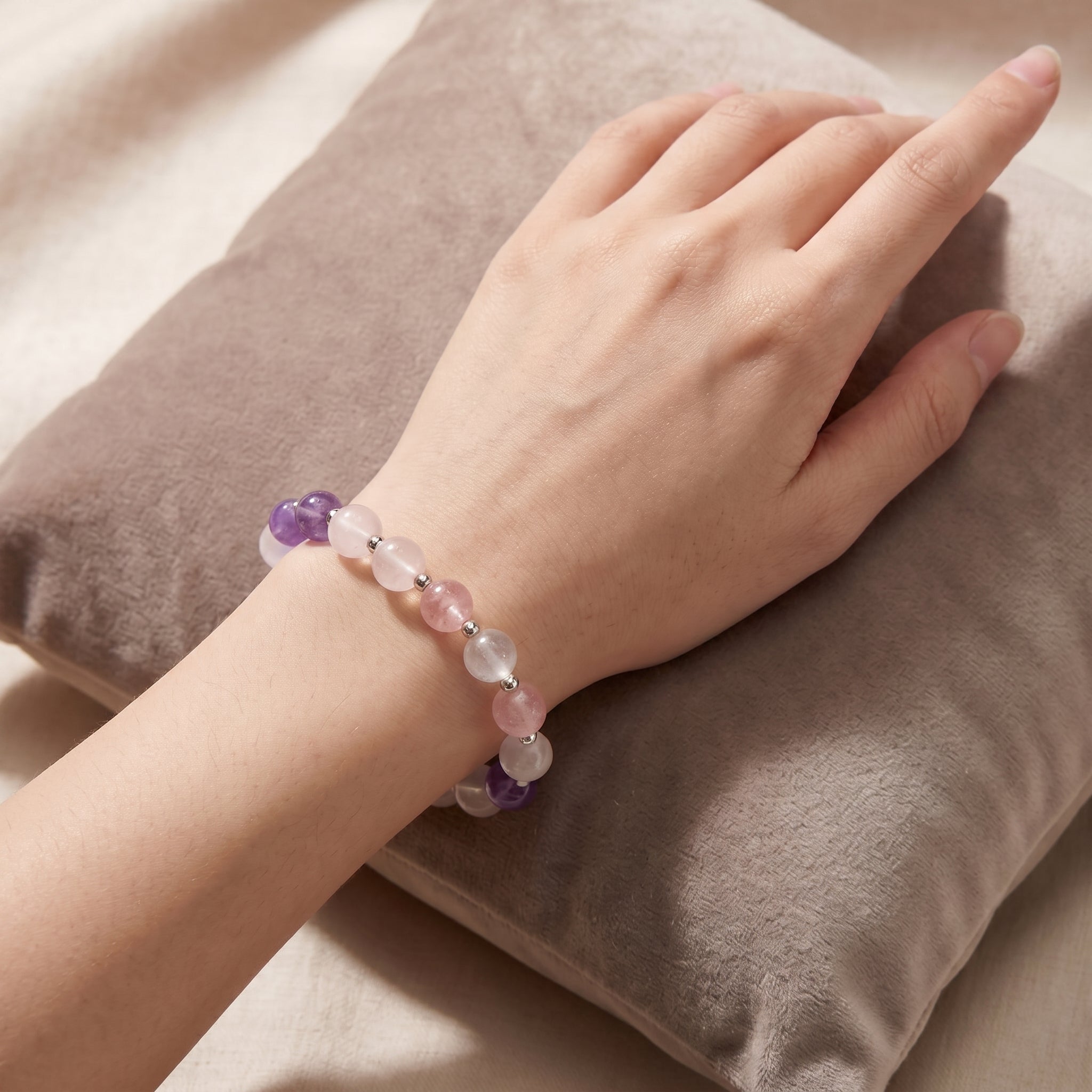 Chakra Balance Mixed Crystal Bracelet