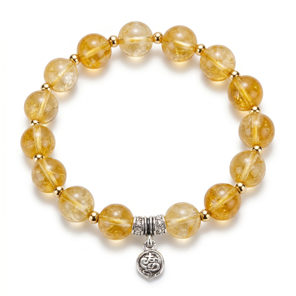Radiant Golden Citrine Wealth Bracelet