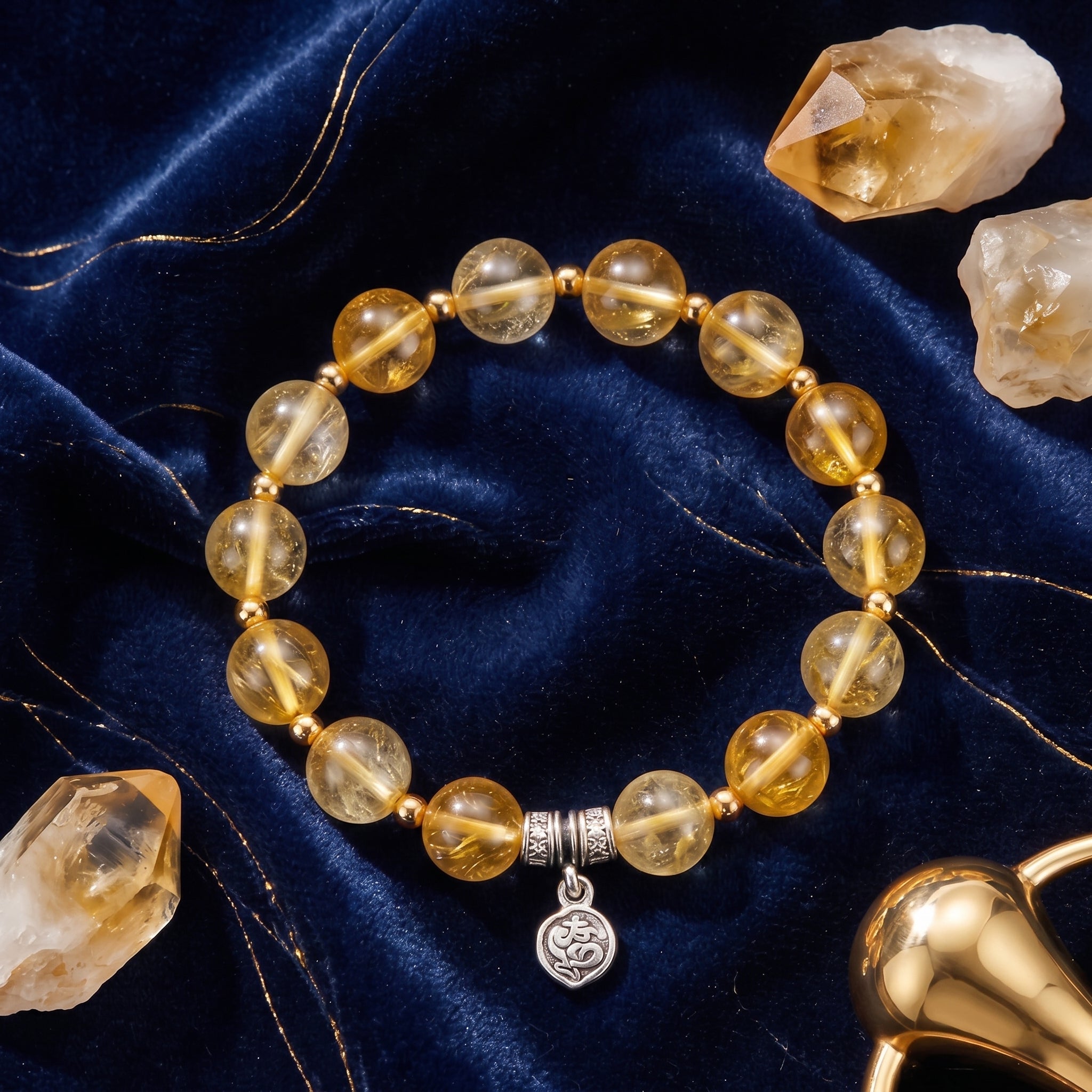 Radiant Golden Citrine Wealth Bracelet
