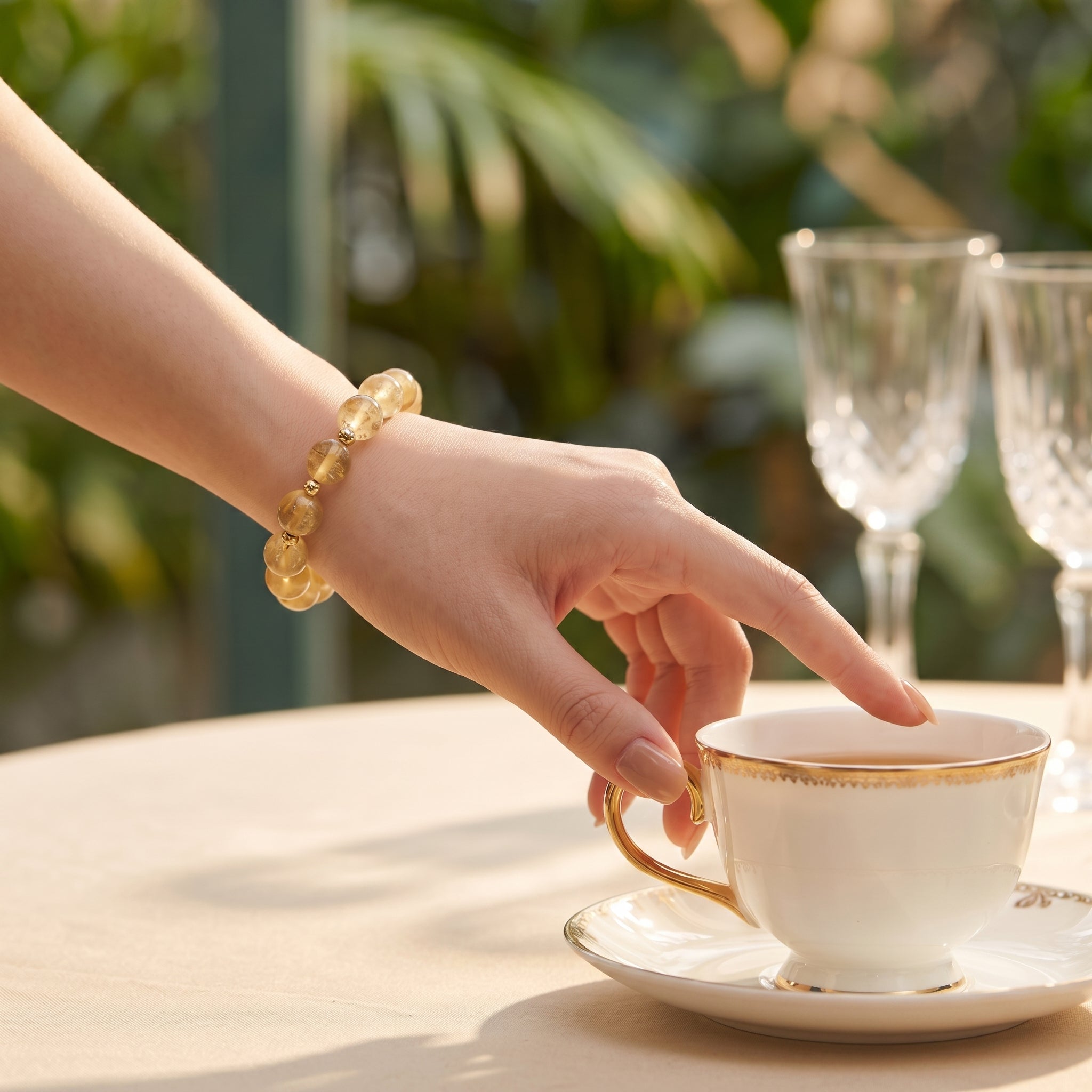Radiant Golden Citrine Wealth Bracelet