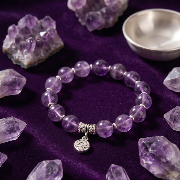 Serene Amethyst Spiritual Balance Bracelet