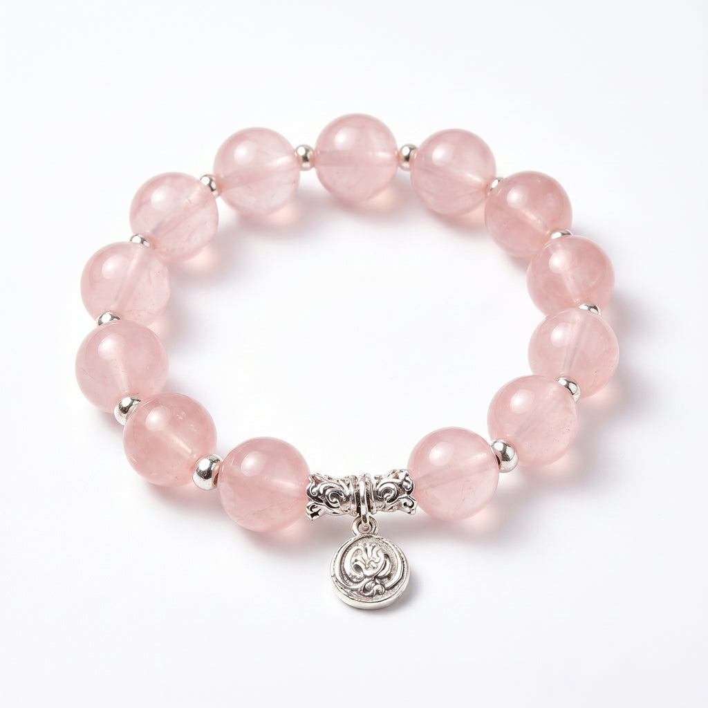 Gentle Heart Rose Quartz Bracelet