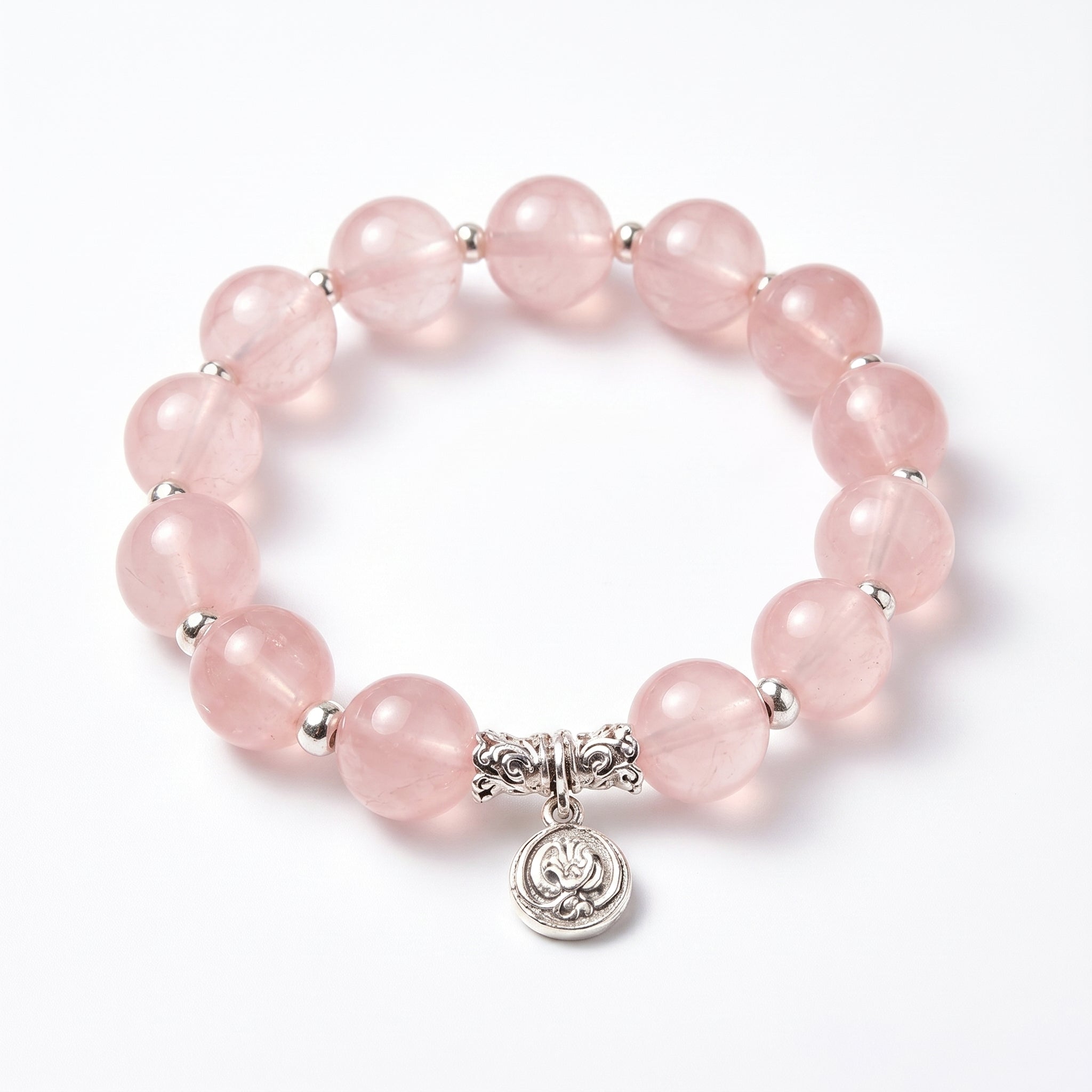 Gentle Heart Rose Quartz Bracelet