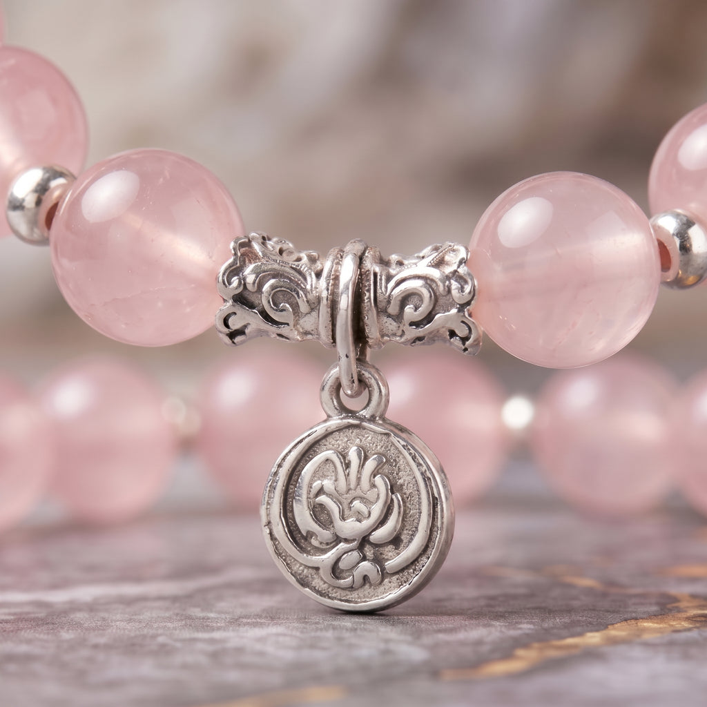 Gentle Heart Rose Quartz Bracelet