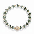Captivating Green Phantom Quartz Wealth Bracelet