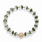 Captivating Green Phantom Quartz Wealth Bracelet