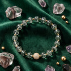 Captivating Green Phantom Quartz Wealth Bracelet