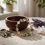 Earthy Elegance Mixed Quartz Bracelet
